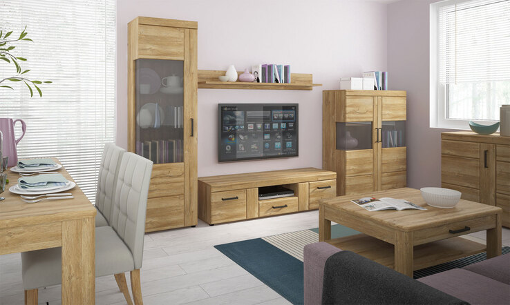 Vitrine Cortina braun 58 x 195 cm