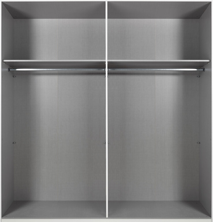 Schwebetürenschrank Anna Plankeneiche Nachbildung ca. 225 x 210 x 65 cm
