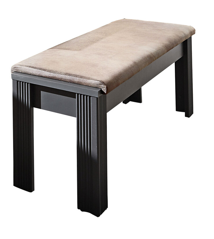 Sitzbank Jasmin Graphit/Artisan Eiche-Optik 126x48x41 cm