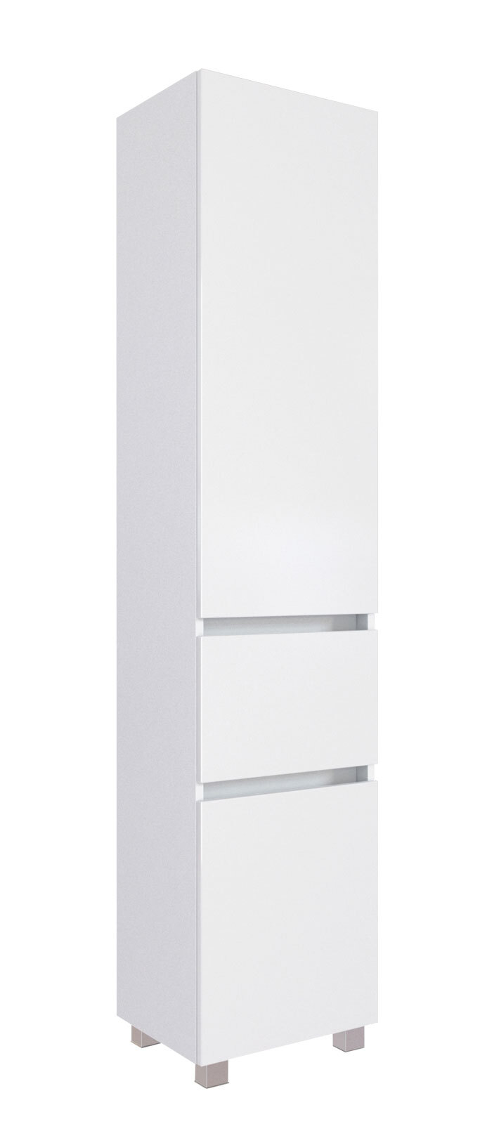 Hochschrank Baabe 40 x 180 cm Weiß matt