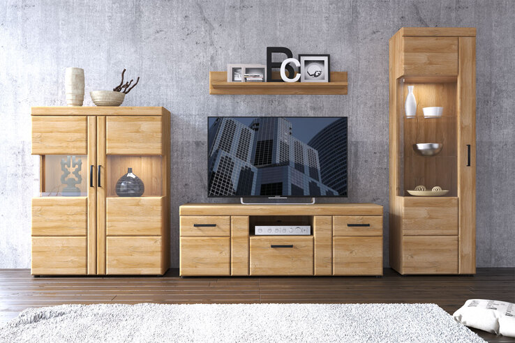 Vitrine Cortina braun 58 x 195 cm