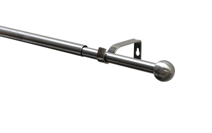 Gardinenstange 190-340 cm Metall/silber