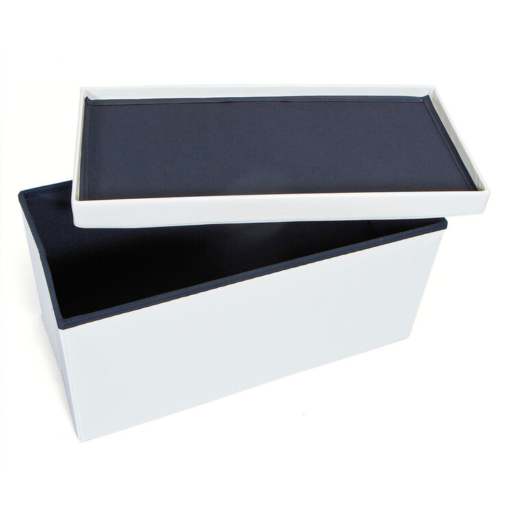Faltkiste Milan 76 x 38 x 38 cm weiß