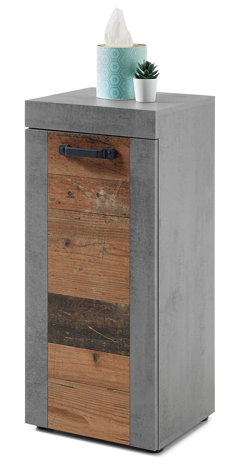 Unterschrank Indiana Old Wood/Betonoxid 36 x 80 x 31 cm