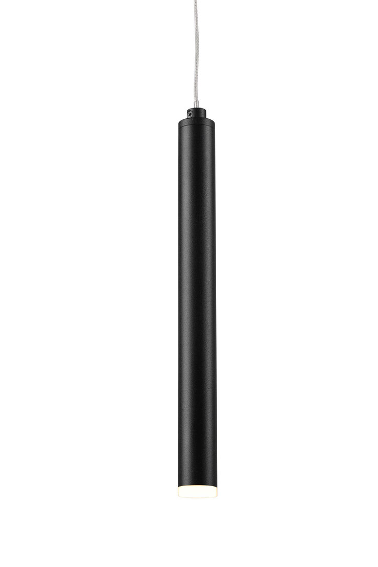 Tubular Pendelleuchte schwarz, 321611132, B/H/T: 115/150/15 cm, Metall
