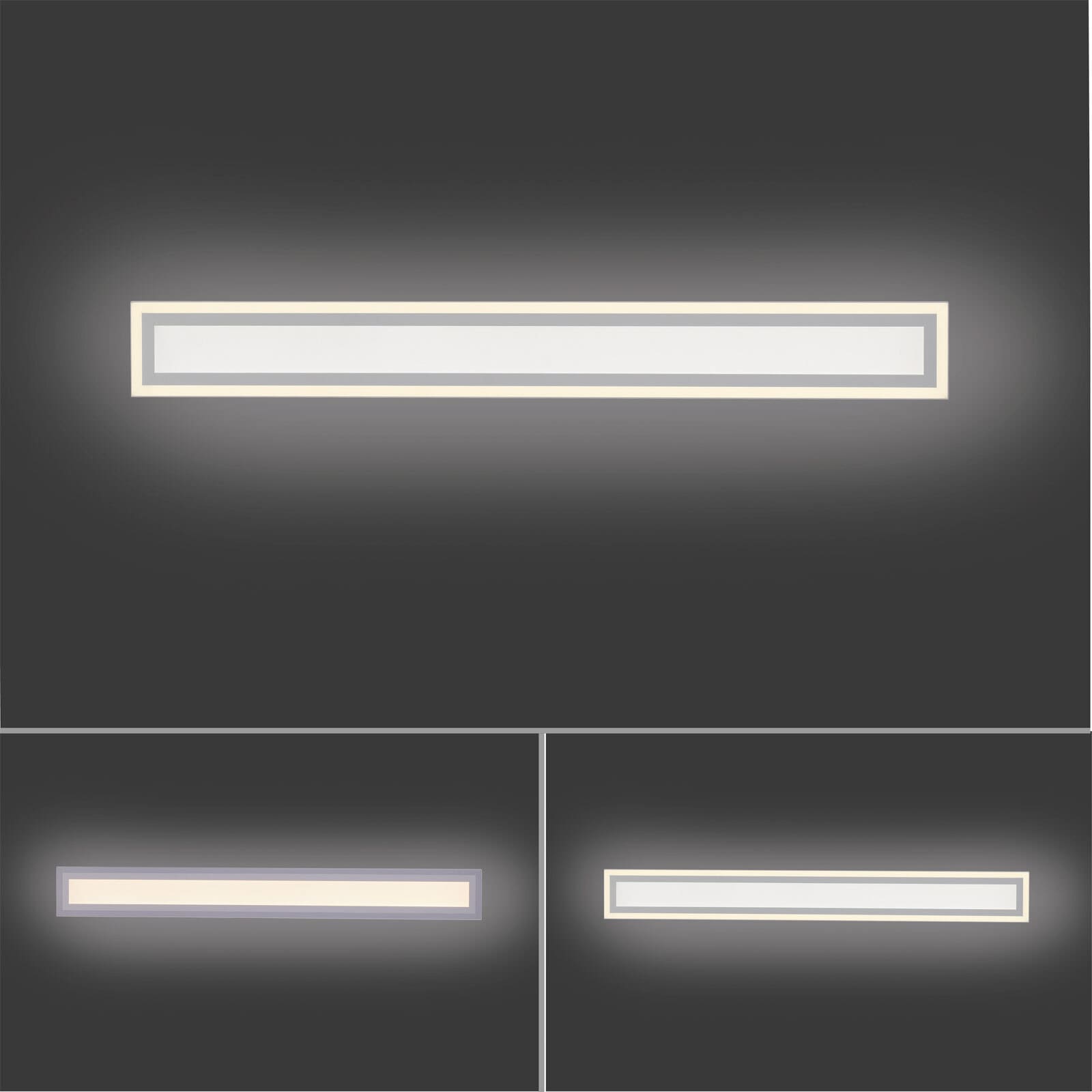 LED-Deckenleuchte Edging 100x11,8 cm weiß