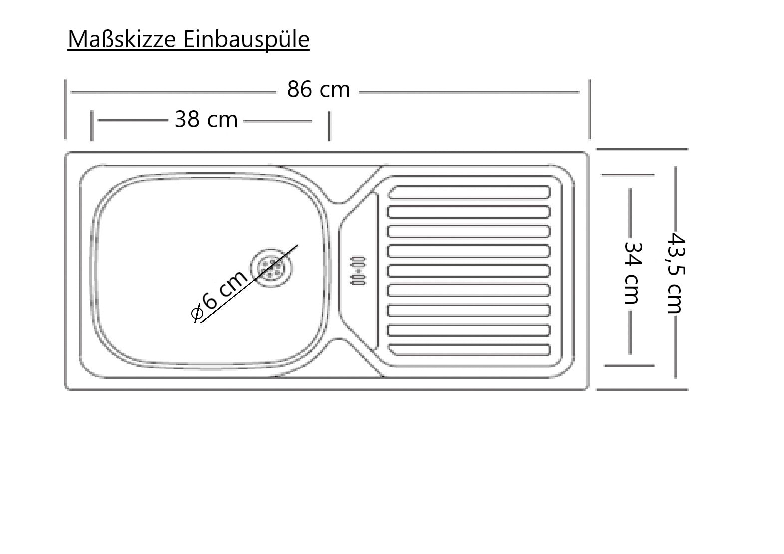 Küchenzeile Odense Anthrazit/Wotan-Eiche Dekor 270x200x60cm