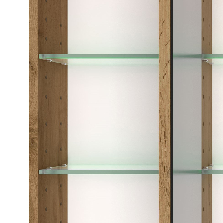 Spiegelschrank Limburg braun B/H/T 60x64x20 cm