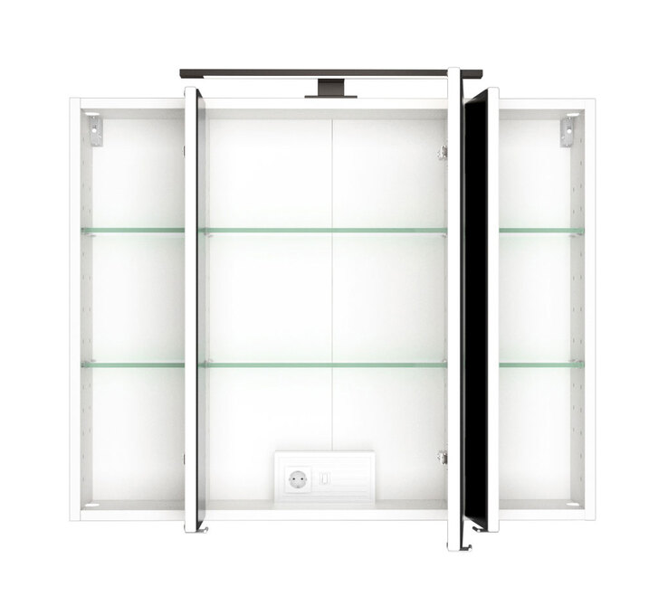 Spiegelschrank Luzern 80x64x20 cm Weiß NB