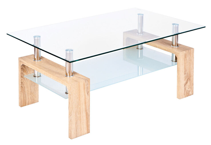Couchtisch Eric Sonoma-Eiche MDF 100x45x60 cm