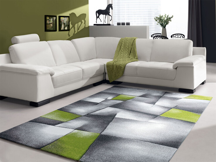 Webteppich Brilliance 160 x 230 cm grün