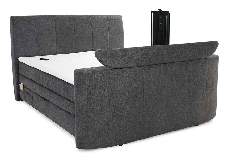 Boxspringbett Bel Air180 x 200 cm dunkelgrau