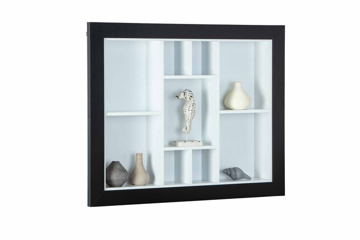 Sammlervitrine Thomas Schwarz/Weiß 90,5x70,5x13,7 cm