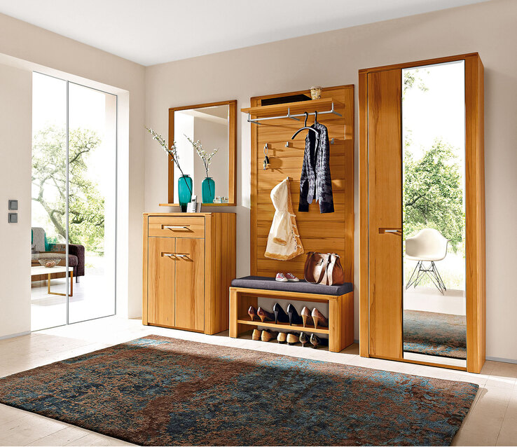 Garderobenkommode Nature Plus Kernbuche Nachbildung ca. 74 x 100 x 40 cm