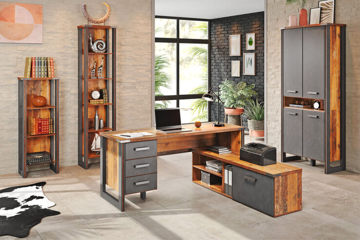 Büroschrank Prime Old Wood Nachbildung