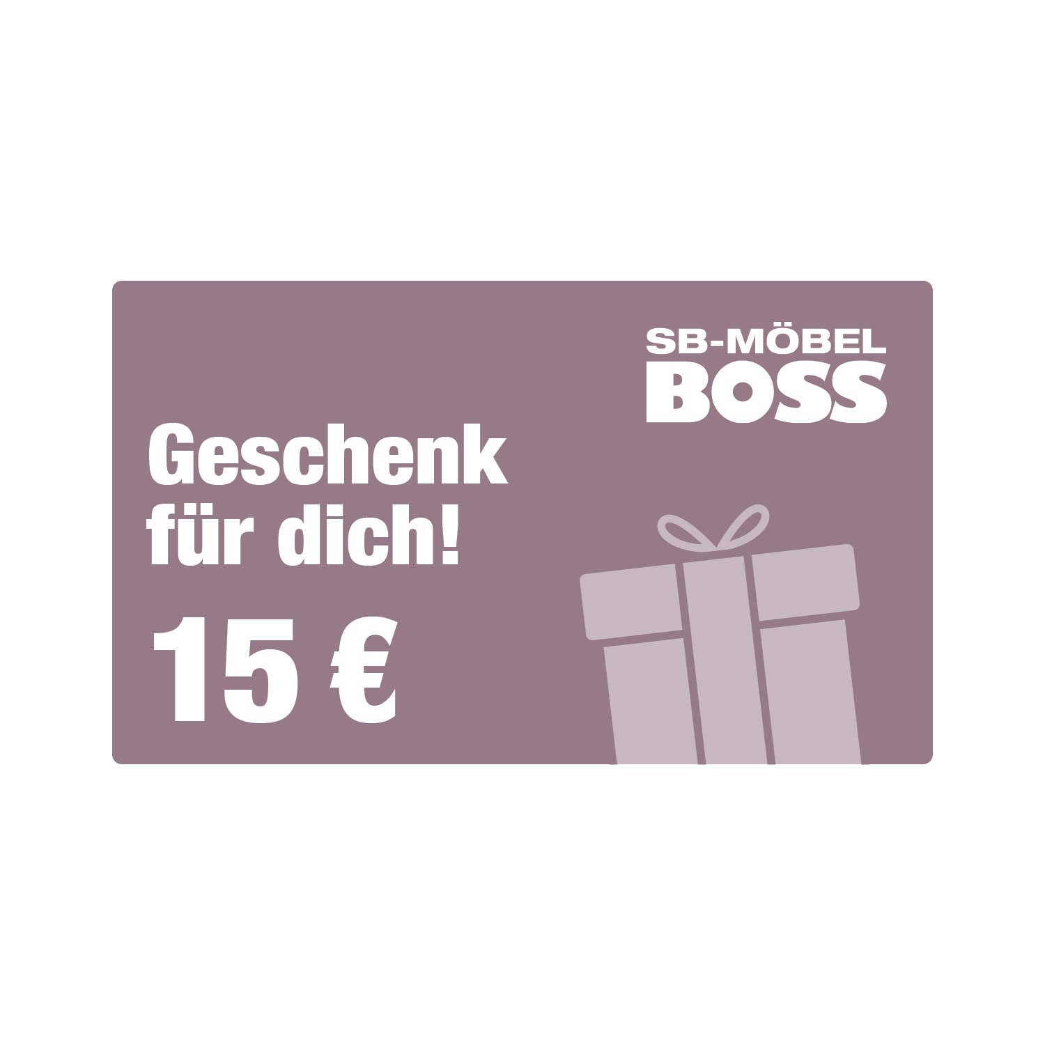 Gutschein 15,00 Euro Geschenkkarte