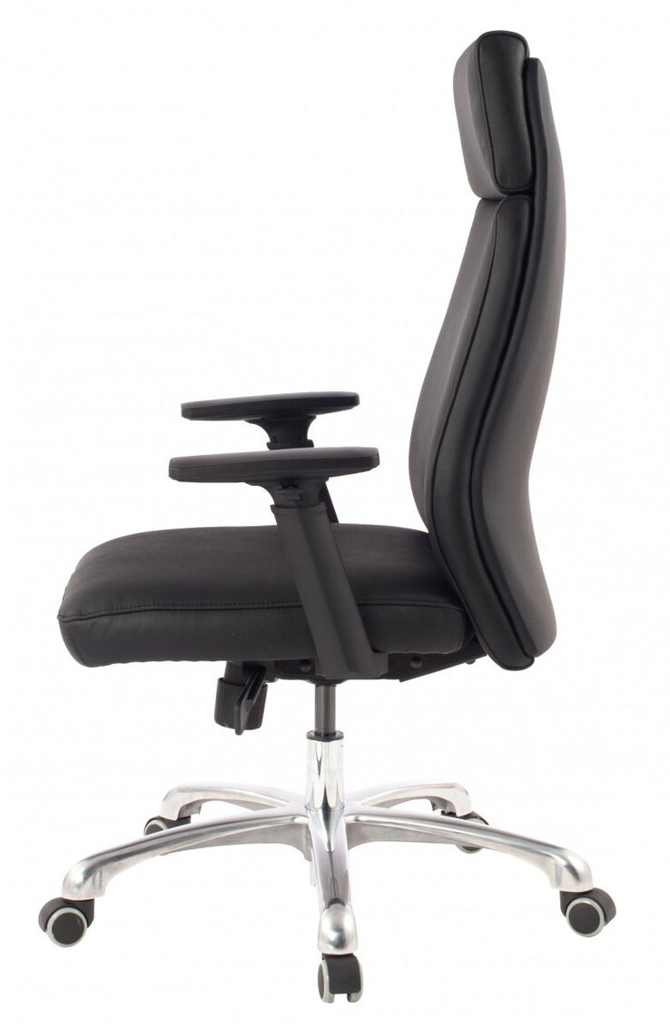 Chefsessel Porto Leder 68 x 118 cm schwarz