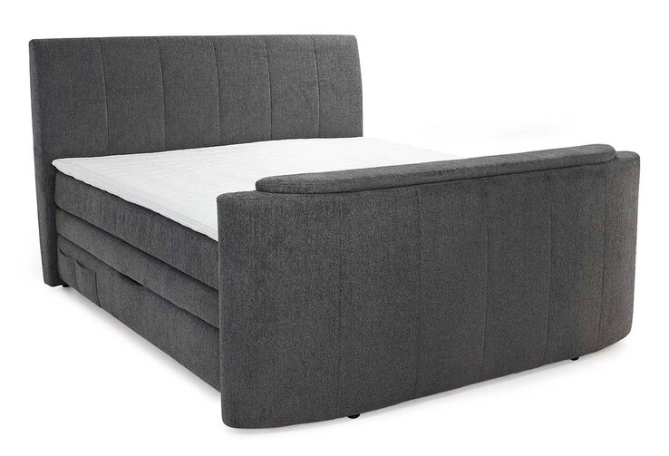 Boxspringbett Bel Air180 x 200 cm dunkelgrau