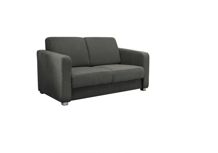 Schlafsofa Mia Grau/Braun ca. 159 x 88 x 87 cm 