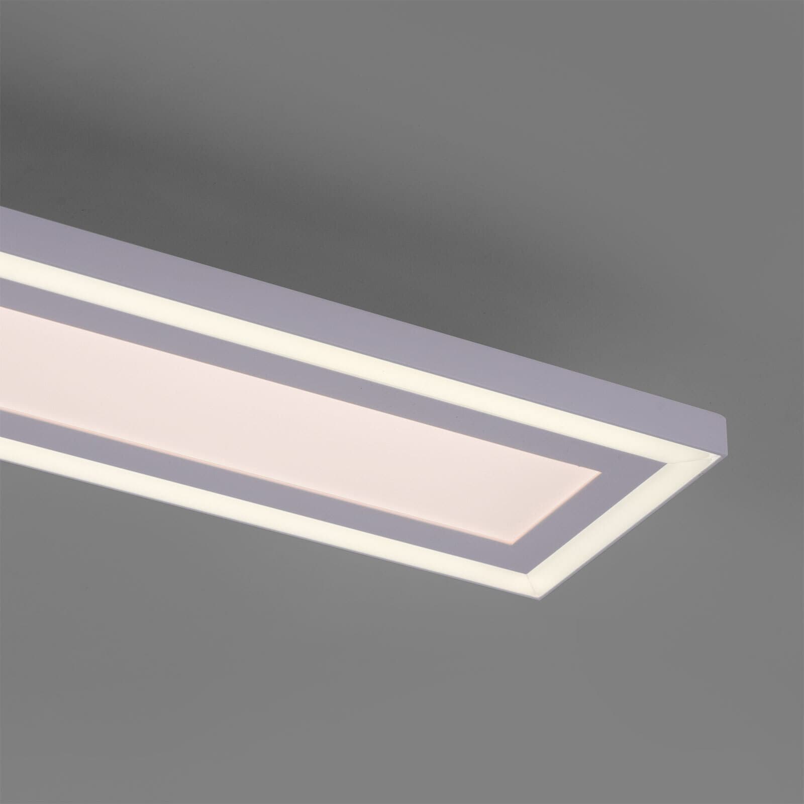 LED-Deckenleuchte Edging 100x11,8 cm weiß