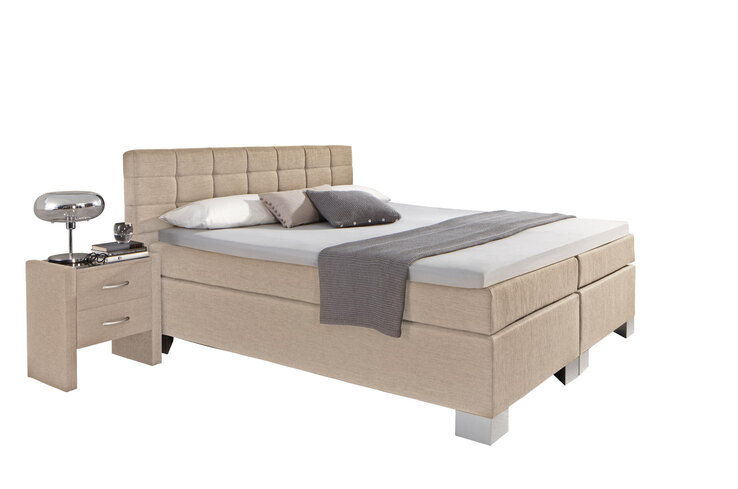 Boxspringbett Holiday beige 180x200 cm