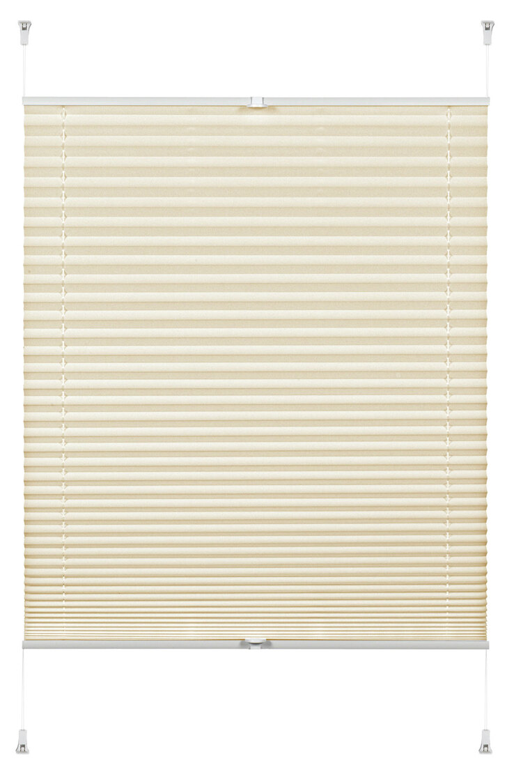 Plissee Beige 80 x 130 cm
