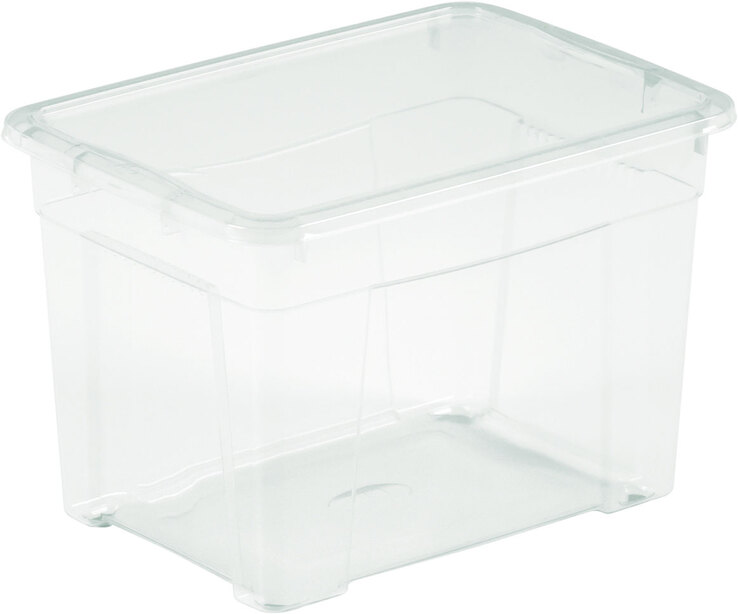 Mhome Klarsichtbox K-Box 4 mit Deckel Polypropylen Transparent 18 l