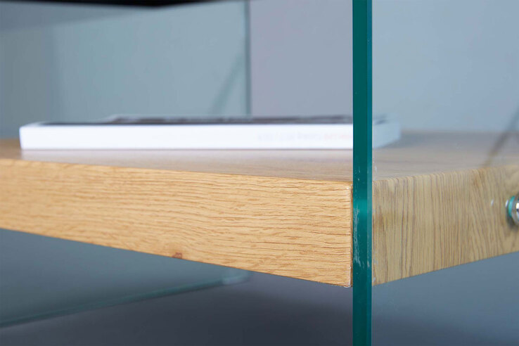 Couchtisch Justin 110 x 45,5 x 60 cm Dekor Wildeiche
