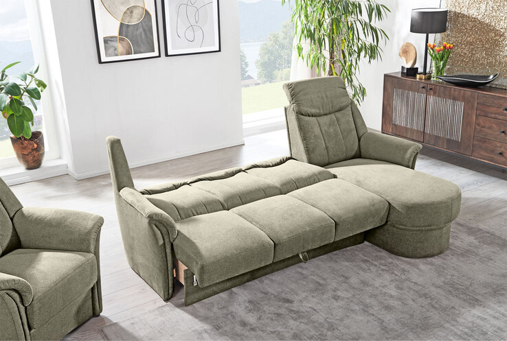 Ecksofa Multiplan 235x99x145 cm grün