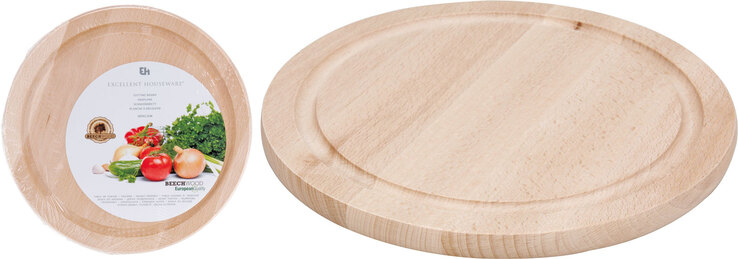 Vesperteller Buchenholz Ø 25 cm