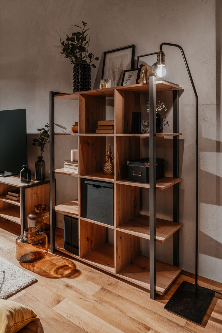 Regal Denver Artisan Oak-Optik/Anthrazit 107 x 145 x 39 cm