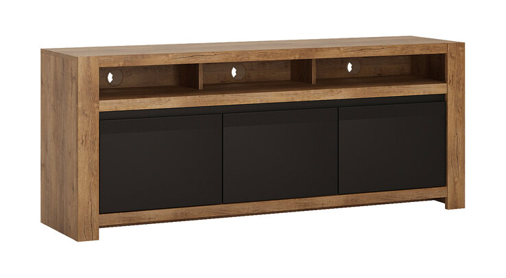 Lowboard Miami Eiche Lefkas-Dekor/Orchidea Nera-Dekor 160 x 66 x 42 cm