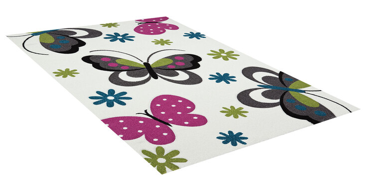 Friseeteppich Diamond Cream 80 x 150 cm mehrfarbig