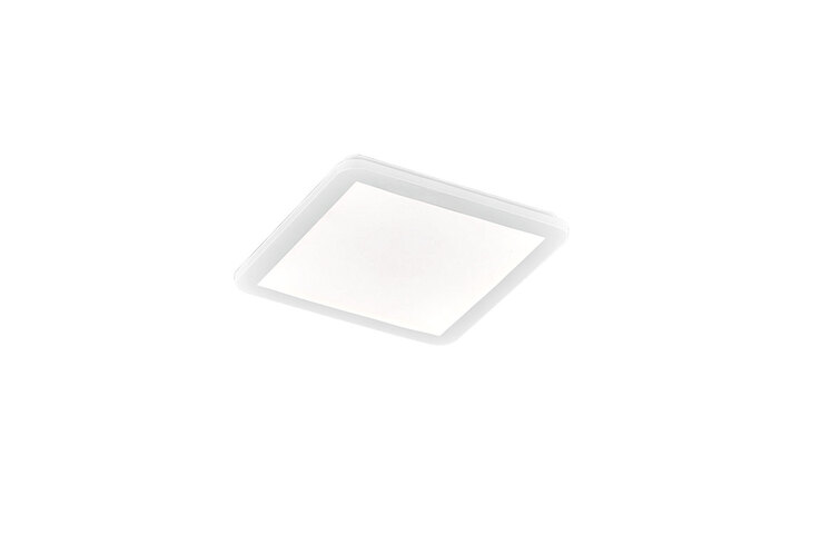 LED Deckenlampe Camillus weiß 30x30 cm 3 cm Kunststoff Acryl