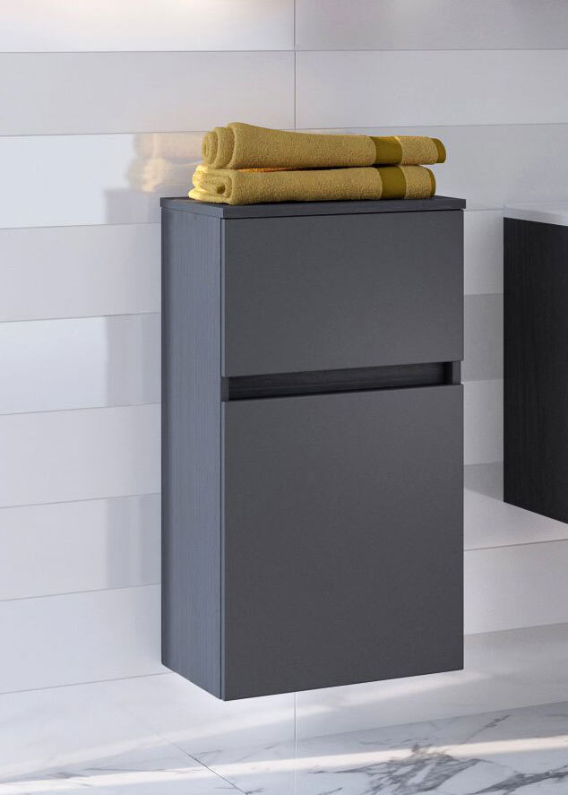 Unterschrank Baabe 40 x 79 cm graphitgrau matt