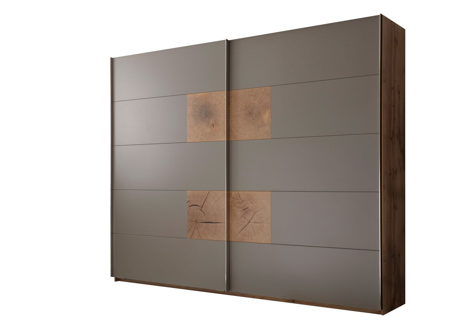 Kleiderschrank Forest Wildeiche Nachbildung/Basaltgrau Nachbildung ca. 270 x 225 x 60 cm 