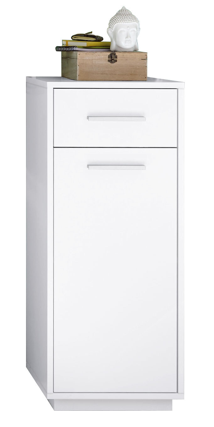 Unterschrank Milano Weiß 38 x 93 x 30 cm
