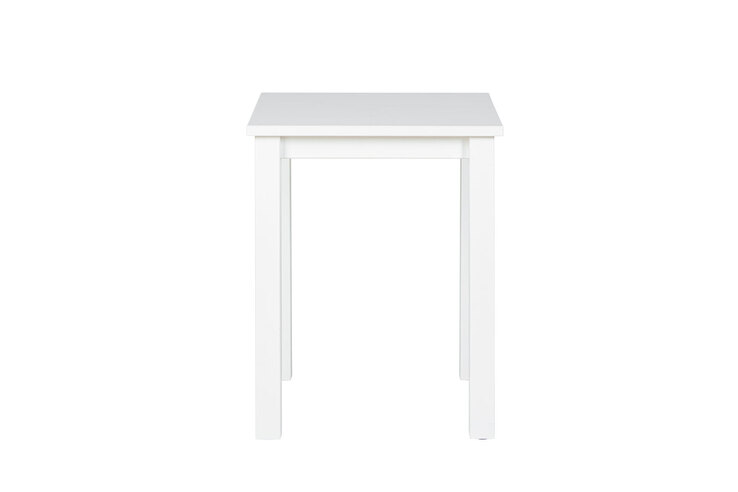 Beistelltisch Holger Massivholz weiß 45x55x45 cm