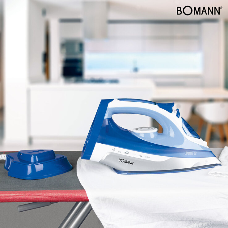 BOMANN Dampfbügeleisen DB 6006 CB kabellos blau