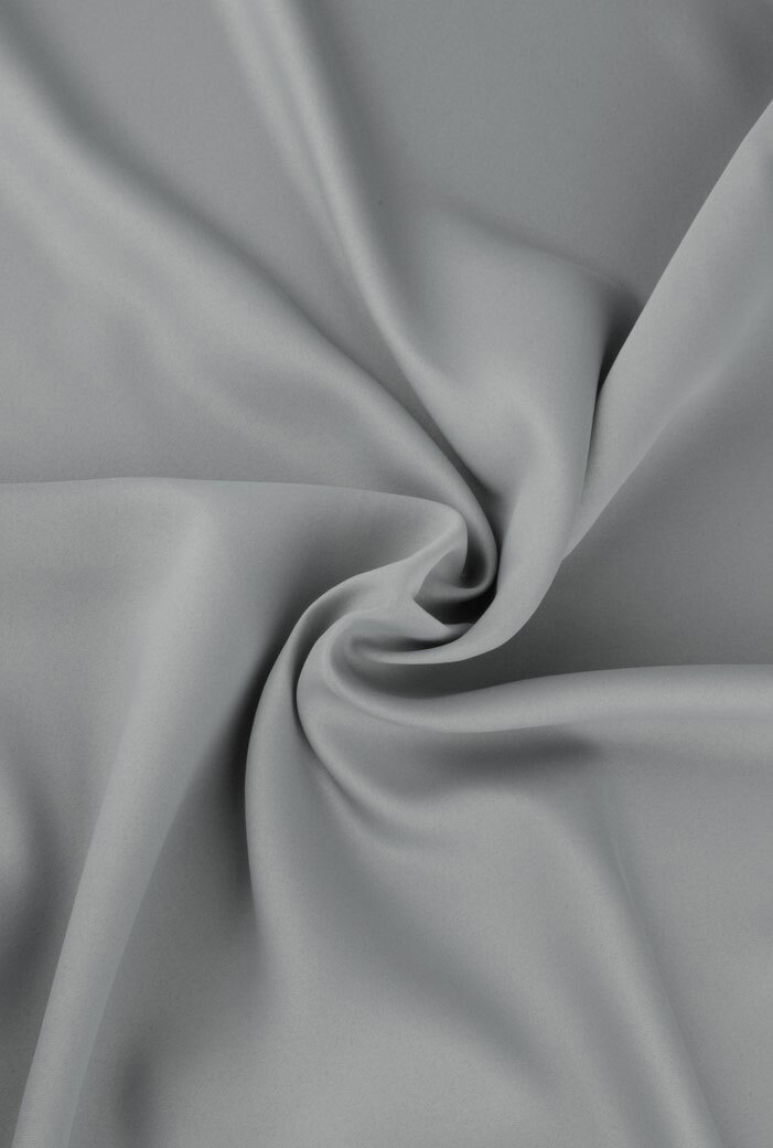 Ösenschal Tom 2er Set, 140x235cm, silber, Polyphenylensulfid