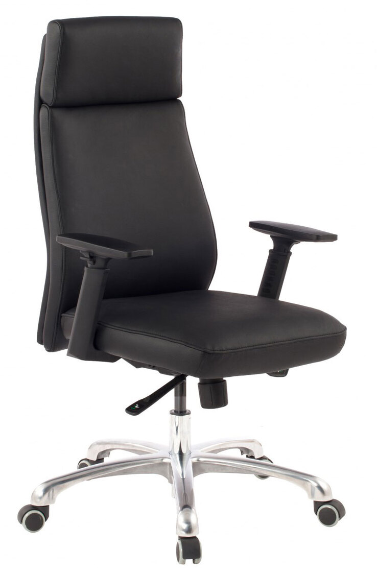Chefsessel Porto Leder 68 x 118 cm schwarz