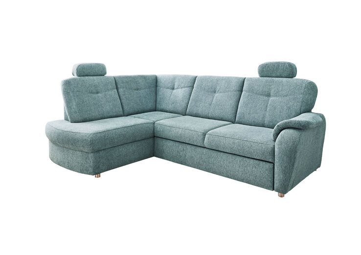 Ecksofa Edina Bezug Corto Mint B/H/T 180x91x260cm