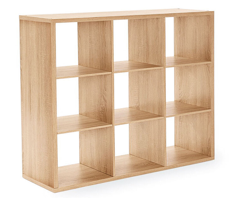 Regal Max Eiche Sonoma-Optik 107 x 107 x 33 cm