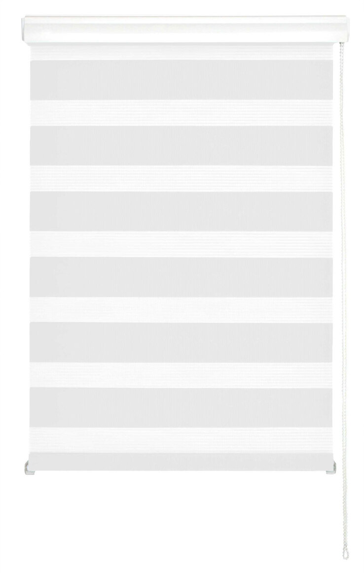 Doppelrollo Weiß ca. 45 x 160 cm