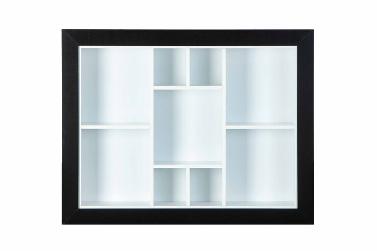 Sammlervitrine Thomas Schwarz/Weiß 90,5x70,5x13,7 cm