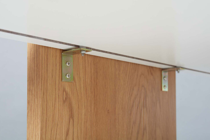 Couchtisch Arian Dekor Wildeiche/weiß 110x45x66 cm
