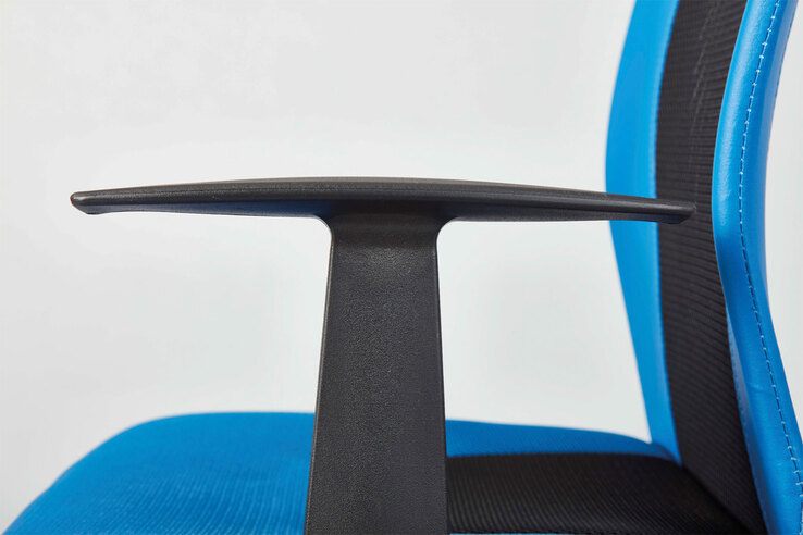 Kinder-Drehstuhl Fritz blau/schwarz