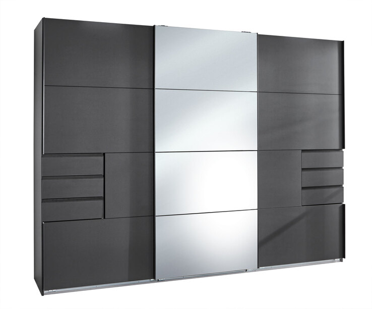 Schwebetürenschrank Saigon, Graphit