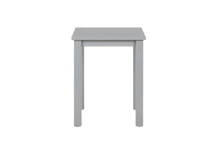 Beistelltisch Lennart Massivholz grau 45x55x45 cm