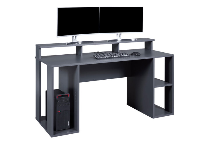 Gaming-Tisch Liam 160 x 91 cm Anthrazit